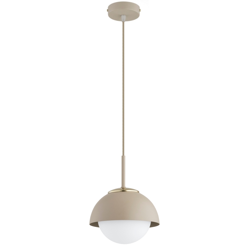 Brilagi - Żyrandol na przewodzie 1xE27/60W/230V, średnica 18 cm, beżowy/złoty