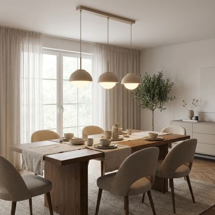 Brilagi - Żyrandol na przewodzie 3xE27/60W/230V beżowy/złoty