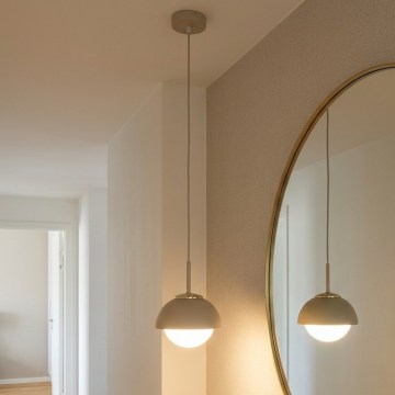 Brilagi - Żyrandol na przewodzie COSMO 1xE27/60W/230V, średnica 18 cm, beżowy/złoty