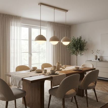 Brilagi - Żyrandol na przewodzie COSMO 3xE27/60W/230V beżowy/złoty