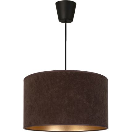 Brilagi - Żyrandol na przewodzie VELVET 1xE27/60W/230V Ø 40 cm brązowy/złoty
