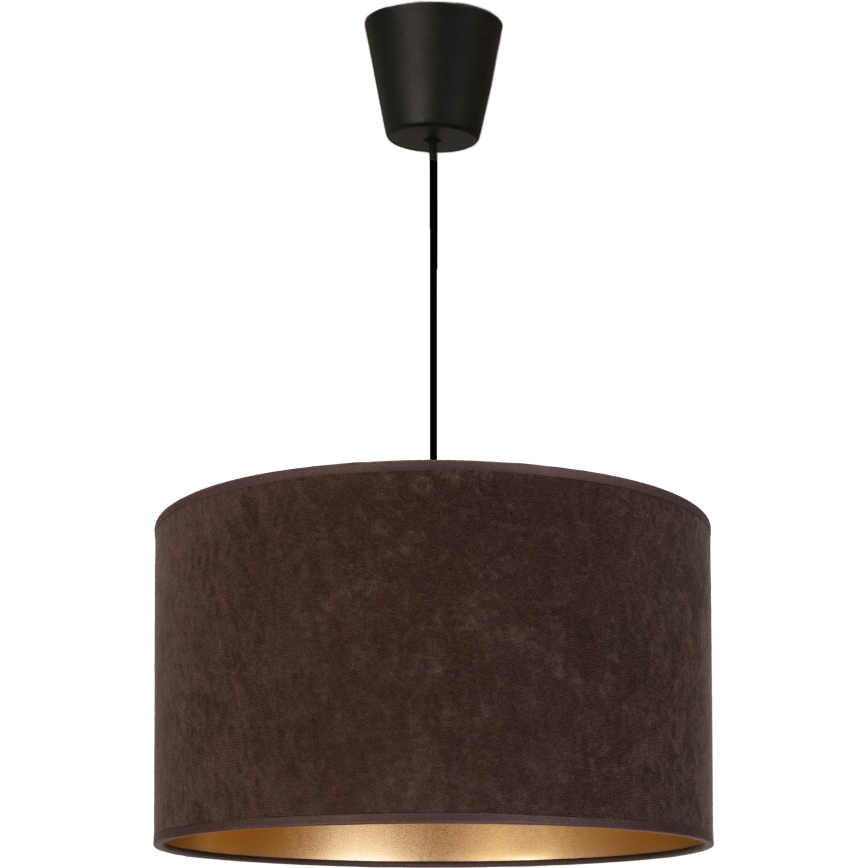 Brilagi - Żyrandol na przewodzie VELVET 1xE27/60W/230V Ø 40 cm brązowy/złoty