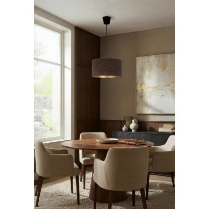 Brilagi - Żyrandol na przewodzie VELVET 1xE27/60W/230V Ø 40 cm brązowy/złoty