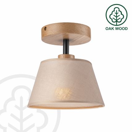 Brilagi - Żyrandol natynkowy ANTHONY 1xE14/60W/230V dąb/beżowy