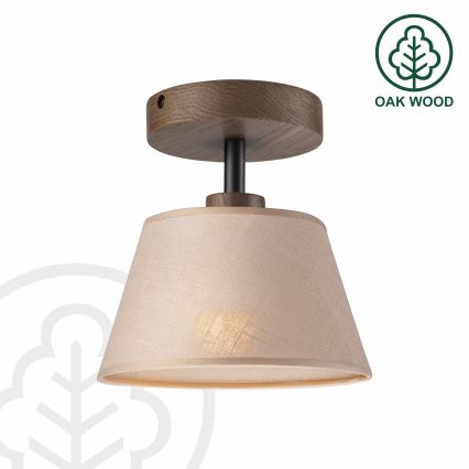 Brilagi - Żyrandol natynkowy ANTHONY 1xE14/60W/230V dąb/beżowy