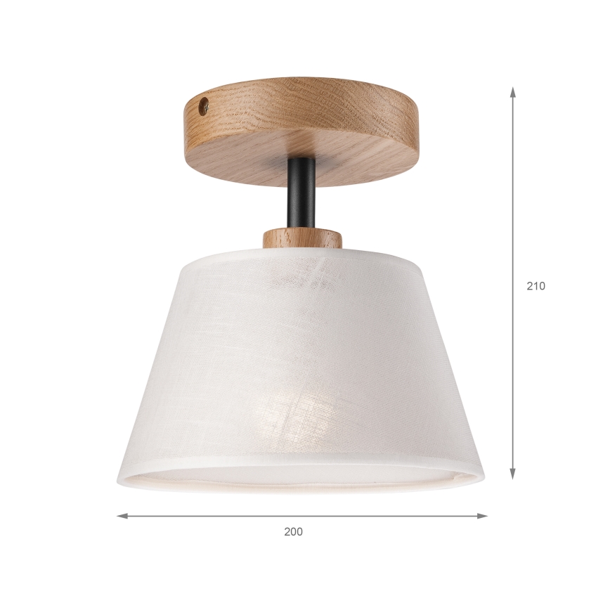 Brilagi - Żyrandol natynkowy ANTHONY 1xE14/60W/230V dąb/biały