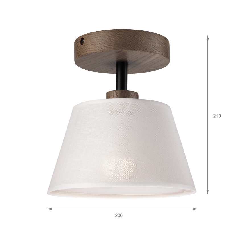 Brilagi - Żyrandol natynkowy ANTHONY 1xE14/60W/230V dąb/biały