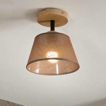 Brilagi - Żyrandol natynkowy ANTHONY 1xE14/60W/230V dąb/brązowy