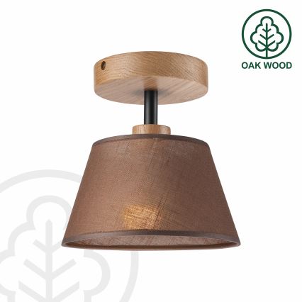 Brilagi - Żyrandol natynkowy ANTHONY 1xE14/60W/230V dąb/brązowy