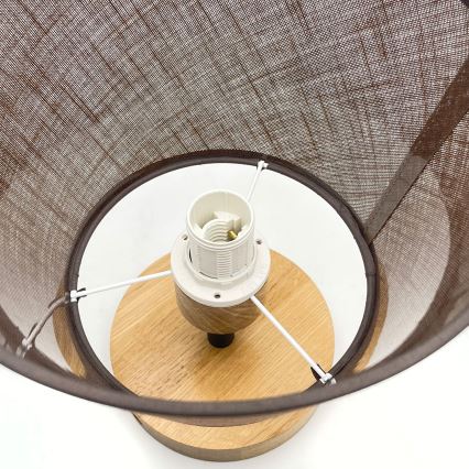 Brilagi - Żyrandol natynkowy ANTHONY 1xE14/60W/230V dąb/brązowy
