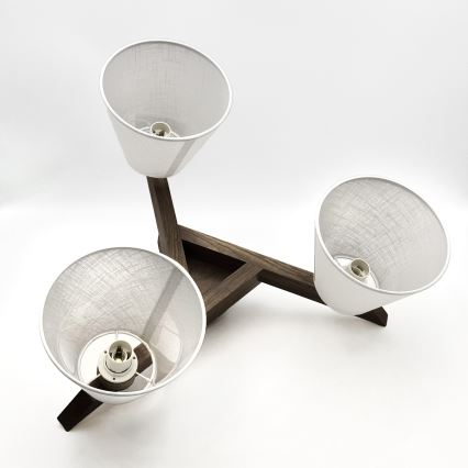 Brilagi - Żyrandol natynkowy ANTHONY 3xE14/40W/230V dąb/biały