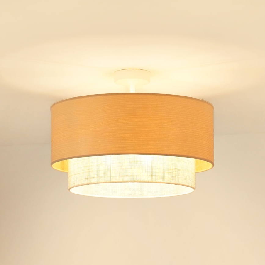 Brilagi - Żyrandol natynkowy ARIZONA BOHO 1xE27/15W/230V śr. 45 cm kremowy/beżowy
