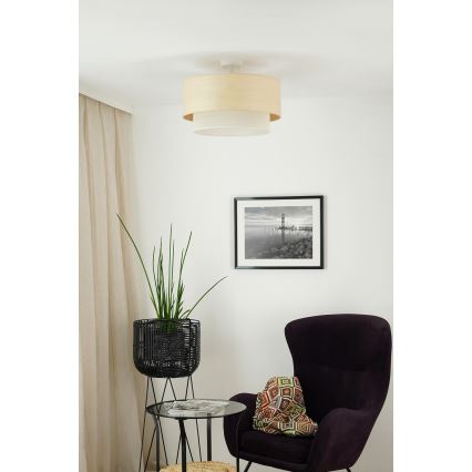 Brilagi - Żyrandol natynkowy ARIZONA BOHO 1xE27/15W/230V śr. 45 cm kremowy/beżowy