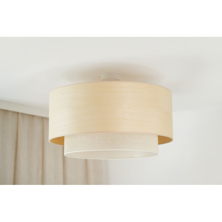Brilagi - Żyrandol natynkowy ARIZONA BOHO 1xE27/15W/230V śr. 60 cm beżowy