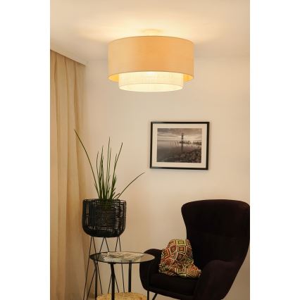 Brilagi - Żyrandol natynkowy ARIZONA BOHO 1xE27/15W/230V śr. 60 cm beżowy