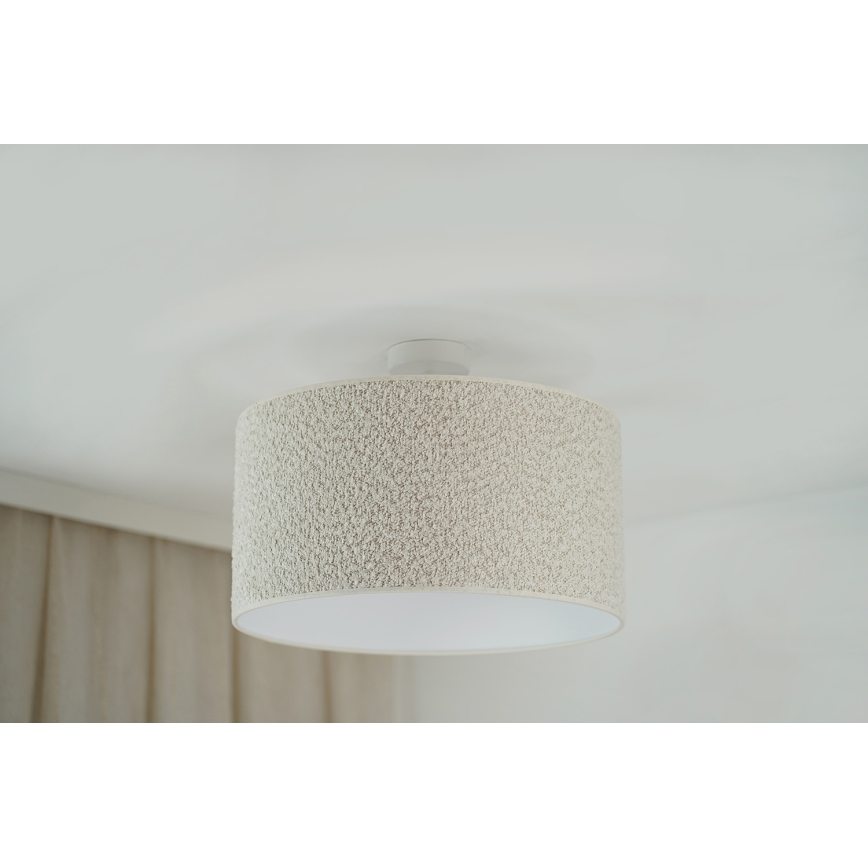 Brilagi - Żyrandol natynkowy BOUCLE ROLLER 1xE27/15W/230V śr. 45 cm kremowy
