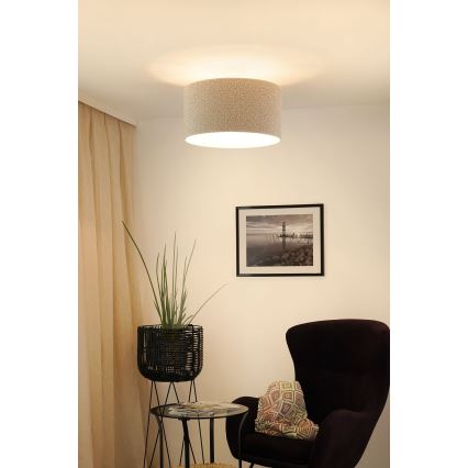 Brilagi - Żyrandol natynkowy BOUCLE ROLLER 1xE27/15W/230V śr. 45 cm kremowy