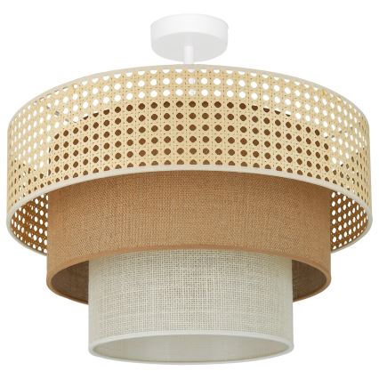 Brilagi - Żyrandol natynkowy CEDAR LUNETA 1xE27/15W/230V śr. 45 cm beżowy/brązowy/kremowy