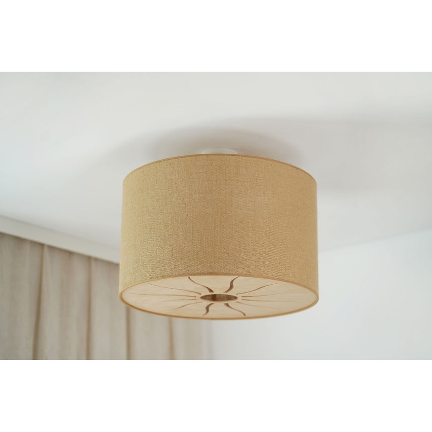 Brilagi - Żyrandol natynkowy COUNTRY ROLLER 1xE27/15W/230V śr. 45 cm beżowy