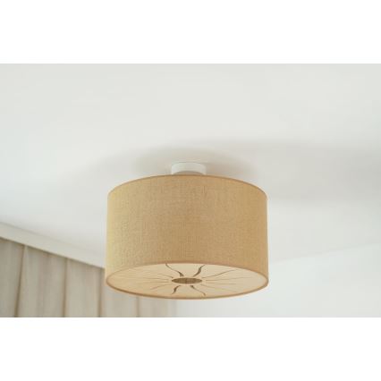 Brilagi - Żyrandol natynkowy COUNTRY ROLLER 1xE27/15W/230V śr. 50 cm beżowy