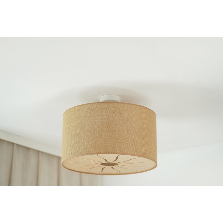Brilagi - Żyrandol natynkowy COUNTRY ROLLER 1xE27/15W/230V śr. 50 cm beżowy