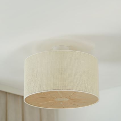 Brilagi - Żyrandol natynkowy COUNTRY ROLLER 1xE27/15W/230V śr. 50 cm kremowy