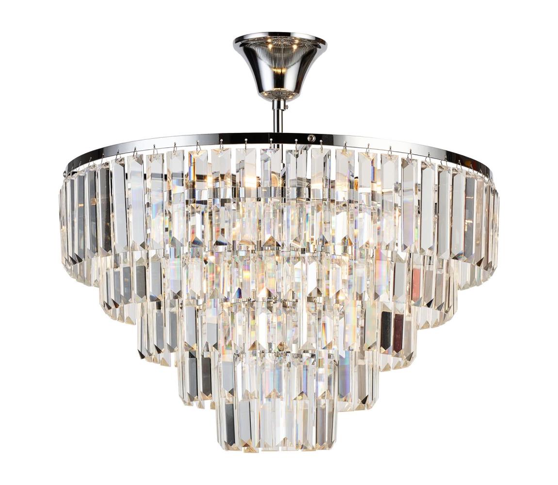 Brilagi - Żyrandol natynkowy CRYSTAL 5xE14/40W/230V chrom błyszczący