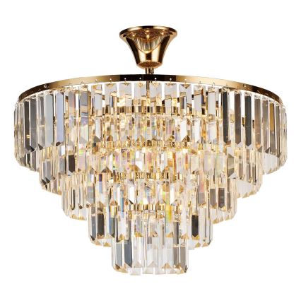 Brilagi - Żyrandol natynkowy CRYSTAL 5xE14/40W/230V złoty