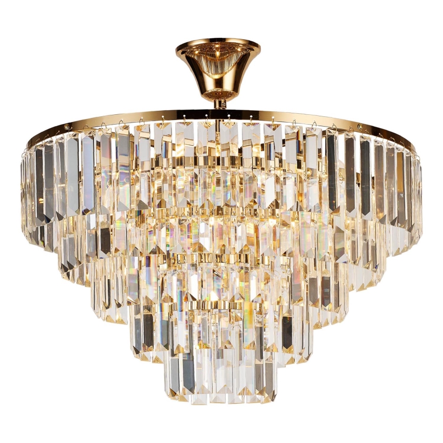 Brilagi - Żyrandol natynkowy CRYSTAL 5xE14/40W/230V złoty