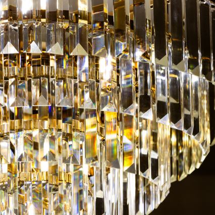 Brilagi - Żyrandol natynkowy CRYSTAL 5xE14/40W/230V złoty
