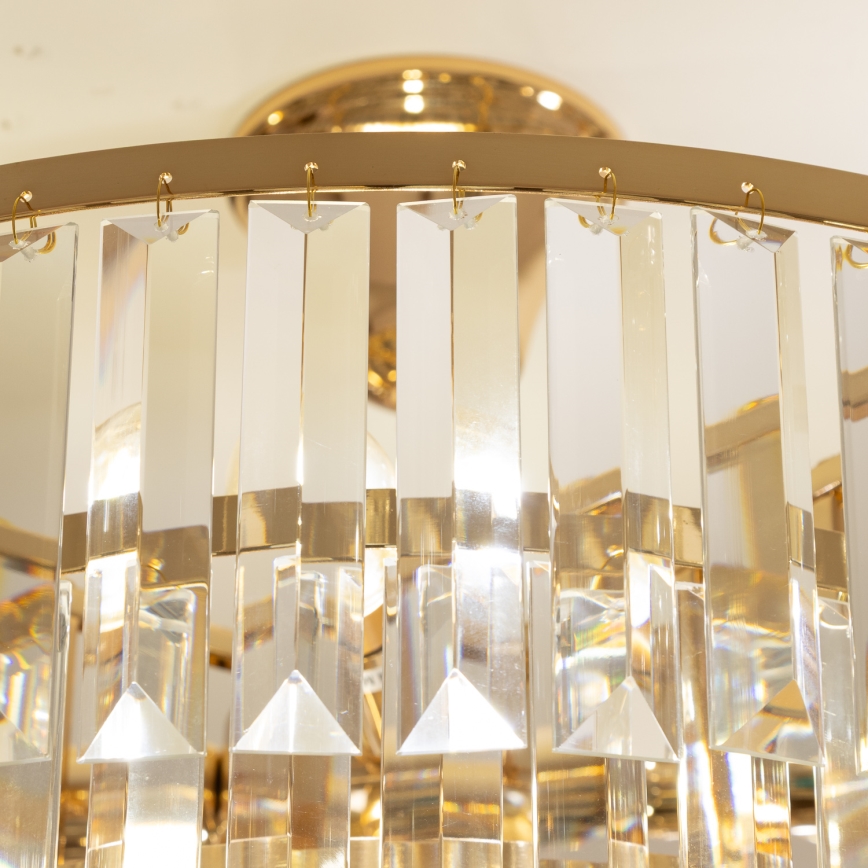 Brilagi - Żyrandol natynkowy CRYSTAL 5xE14/40W/230V złoty