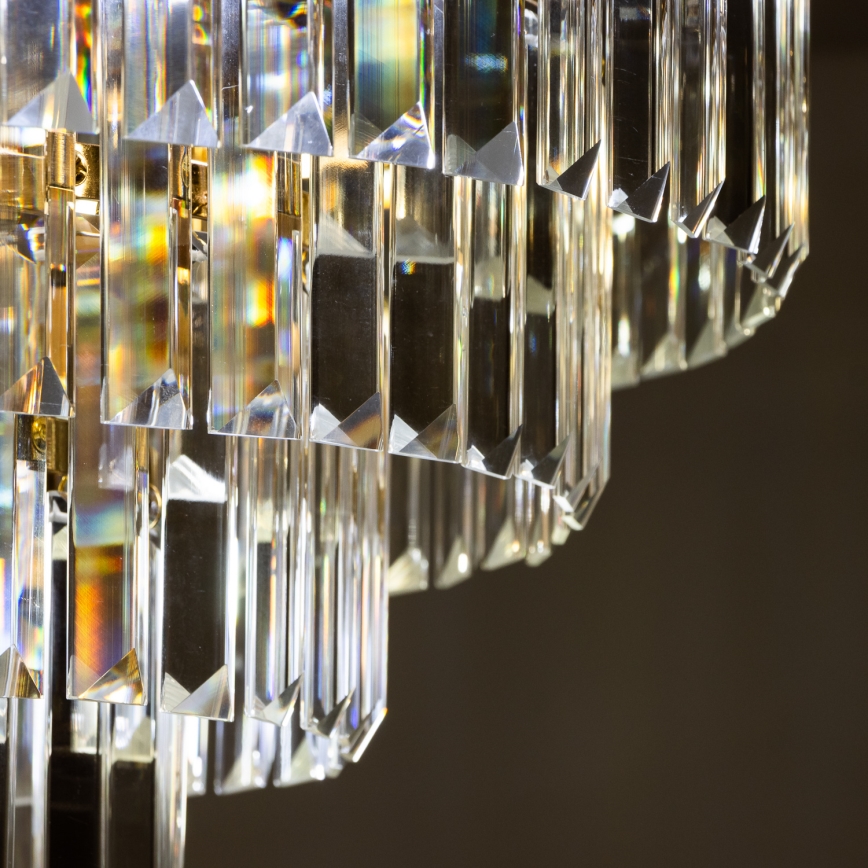 Brilagi - Żyrandol natynkowy CRYSTAL 5xE14/40W/230V złoty