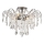 Brilagi - Żyrandol natynkowy CRYSTAL 6xE14/60W/230V chrom błyszczący