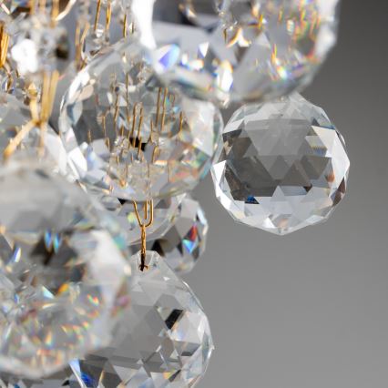 Brilagi - Żyrandol natynkowy CRYSTAL 6xE14/60W/230V złoty