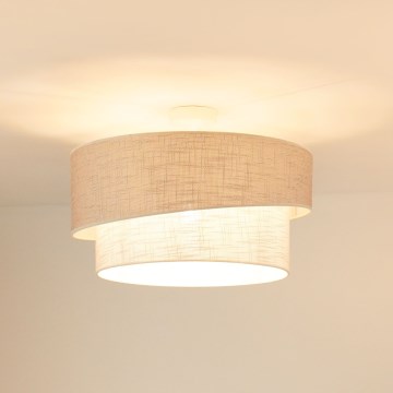 Brilagi - Żyrandol natynkowy DOVER SHINE 1xE27/15W/230V śr. 50 cm szary/kremowy