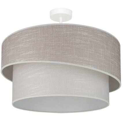 Brilagi - Żyrandol natynkowy DOVER SHINE 1xE27/15W/230V śr. 50 cm szary/kremowy