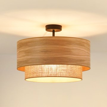 Brilagi - Żyrandol natynkowy MONTANA BOHO 1xE27/15W/230V śr. 45 cm brązowy
