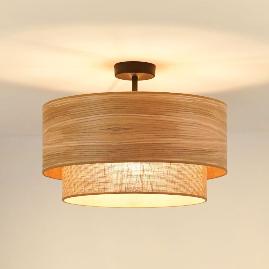 Brilagi - Żyrandol natynkowy MONTANA BOHO 1xE27/15W/230V śr. 45 cm brązowy