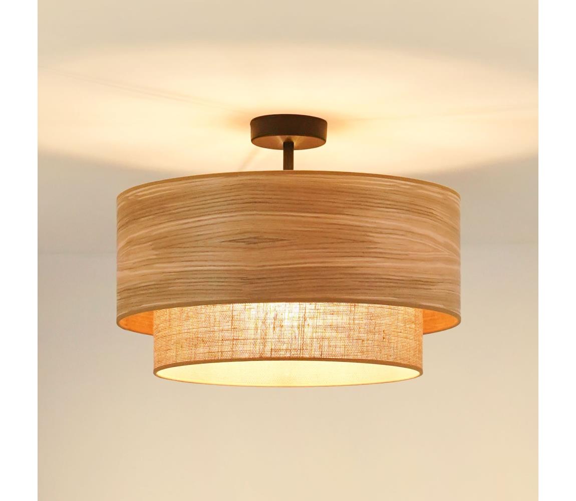 Brilagi - Żyrandol natynkowy MONTANA BOHO 1xE27/15W/230V śr. 45 cm brązowy