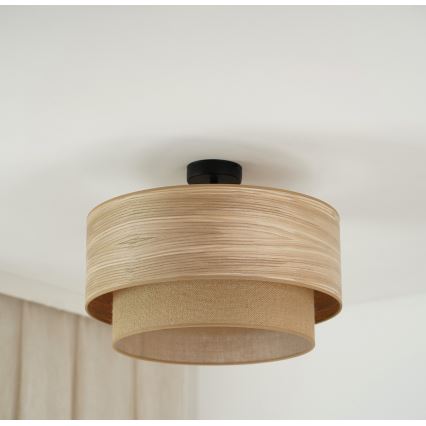 Brilagi - Żyrandol natynkowy MONTANA BOHO 1xE27/15W/230V śr. 45 cm brązowy