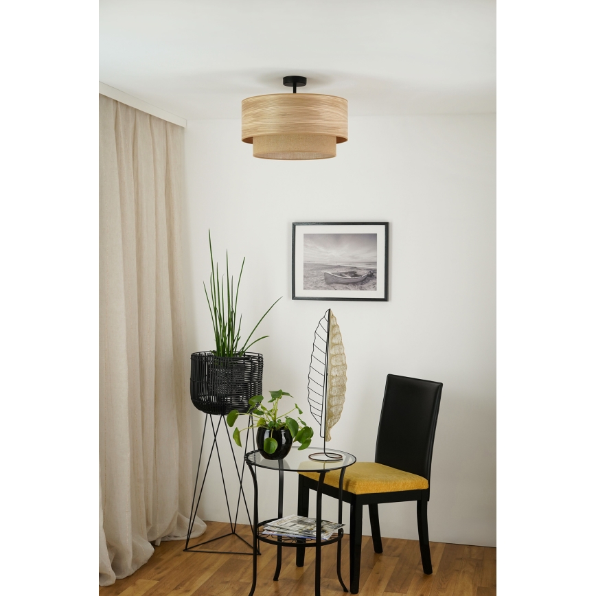 Brilagi - Żyrandol natynkowy MONTANA BOHO 1xE27/15W/230V śr. 45 cm brązowy