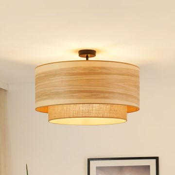 Brilagi - Żyrandol natynkowy MONTANA BOHO 1xE27/15W/230V śr. 60 cm brązowy