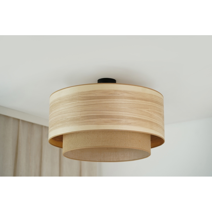 Brilagi - Żyrandol natynkowy MONTANA BOHO 1xE27/15W/230V śr. 60 cm brązowy