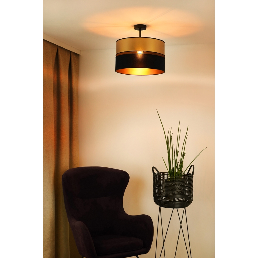 Brilagi - Żyrandol natynkowy ROYAL 1xE27/15W/230V śr. 40 cm czarny/złoty