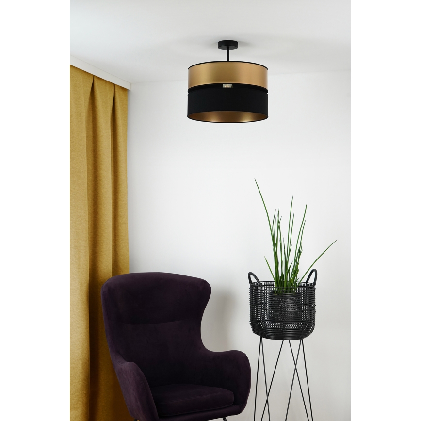 Brilagi - Żyrandol natynkowy ROYAL 1xE27/15W/230V śr. 40 cm czarny/złoty