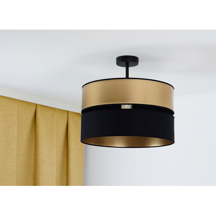 Brilagi - Żyrandol natynkowy ROYAL 1xE27/15W/230V śr. 40 cm czarny/złoty