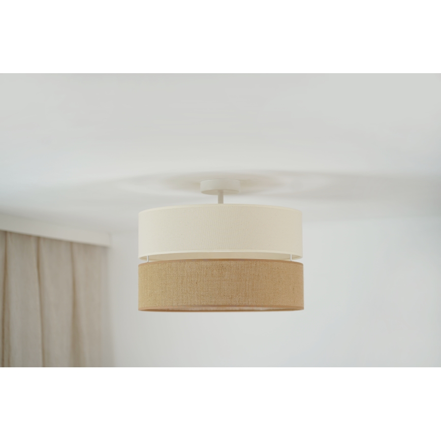 Brilagi - Żyrandol natynkowy ROYAL YUTE 1xE27/15W/230V śr. 40 cm beżowy/kremowy