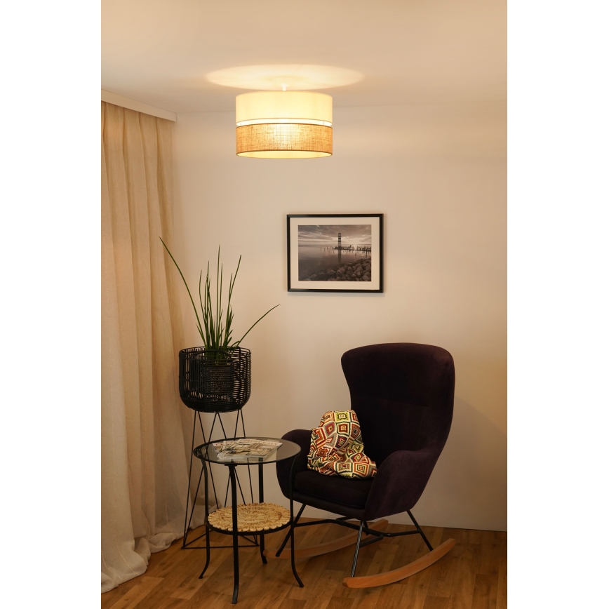 Brilagi - Żyrandol natynkowy ROYAL YUTE 1xE27/15W/230V śr. 40 cm beżowy/kremowy