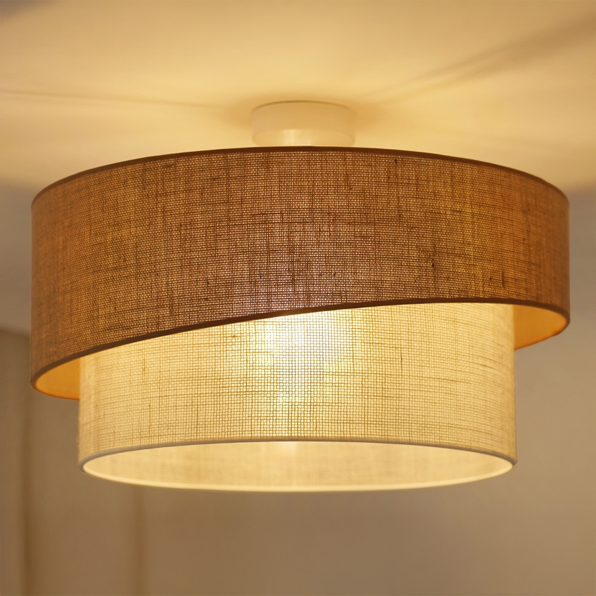 Brilagi - Żyrandol natynkowy SHINE 1xE27/15W/230V śr. 50 cm beżowy/kremowy