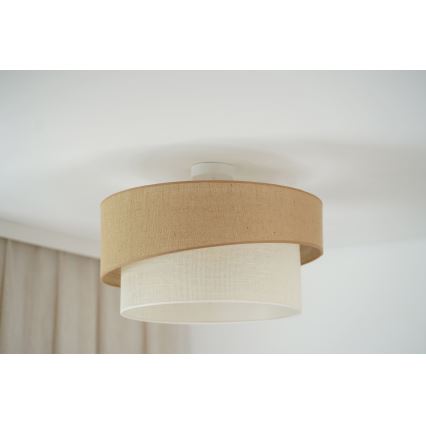 Brilagi - Żyrandol natynkowy SHINE 1xE27/15W/230V śr. 50 cm beżowy/kremowy